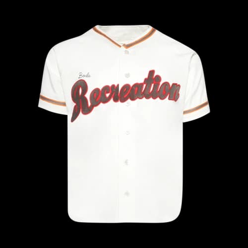 Bode Baseball Shirt 'White/Multicolor'