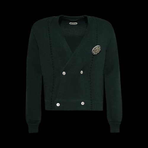 Bode Double Breasted Cardigan 'Green'