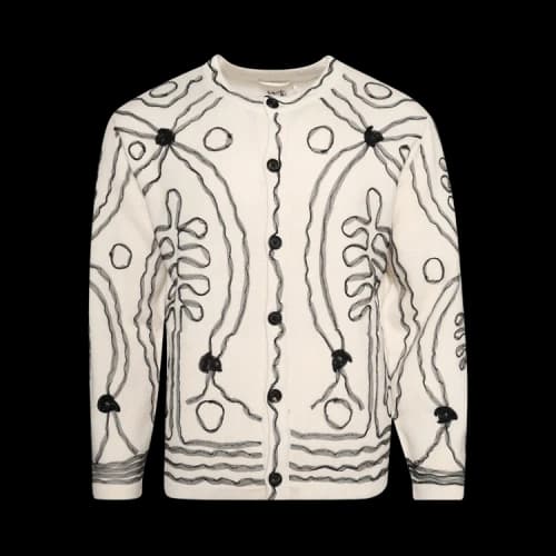 Bode Winter Garden Cardigan 'Cream'