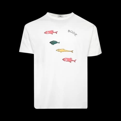 Bode Fish Tee 'Cream'