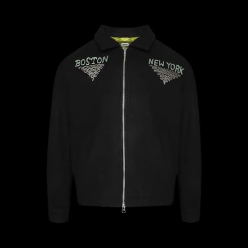 Bode Embroidered Lighthouse Jacket 'Black/Multicolor'