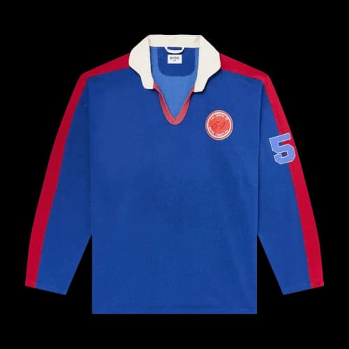 Bode Lakewood Polo Shirt 'Blue'