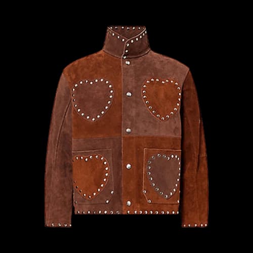 Bode Hearts Welding Jacket 'Brown/Tan'