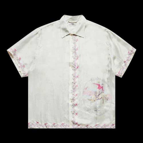Bode Round Up Short-Sleeve Shirt 'Green/Multicolor'