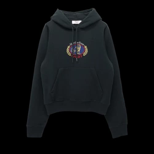 Martine Rose Shrunken Hoodie 'Black'