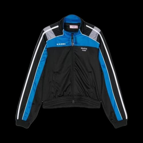 Martine Rose Shrunken Track Jacket 'Black/Blue/Grey'