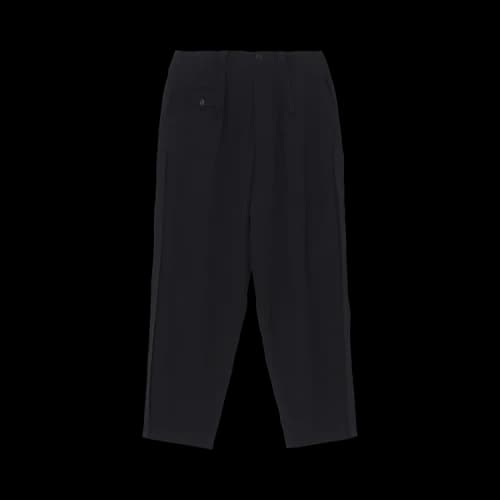Y's Wool Gabardine Pants 'Black'