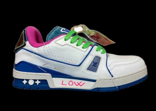 Louis Vuitton Trainer Neon Blue