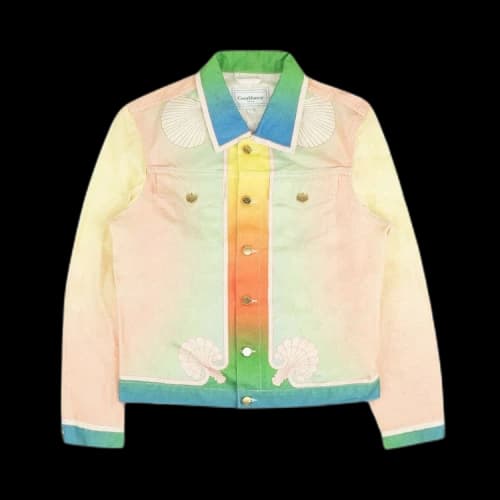 Casablanca Printed Denim Jacket 'Lucid Dreams'