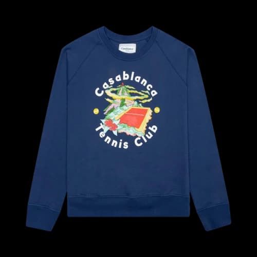 Casablanca Surf Club Embroidered Sweatshirt 'Navy'