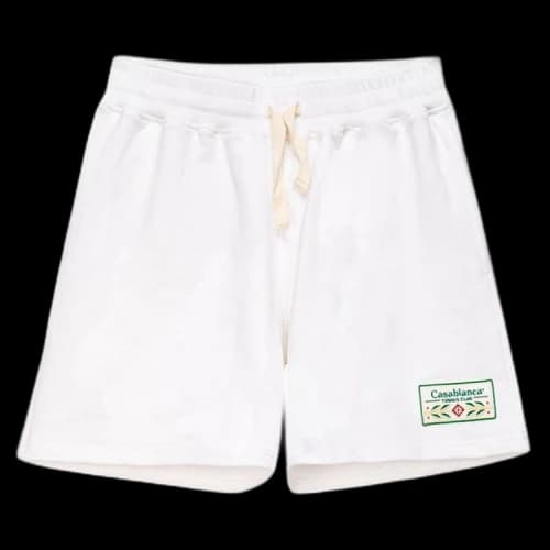 Casablanca Jersey Shorts 'White'