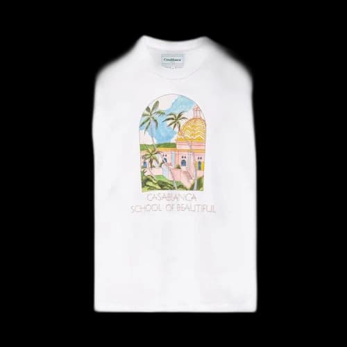 Casablanca School Of Beautiful T-Shirt 'White'