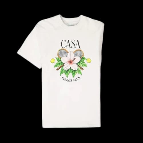 Casablanca Printed T-Shirt 'White'
