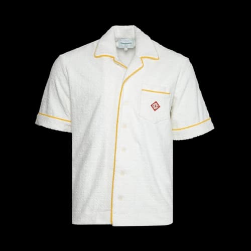 Casablanca Terry Cuban Shirt 'White'