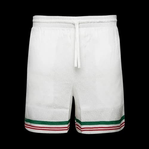 Casablanca Silk Shorts With Drawstrings 'Casa Way'