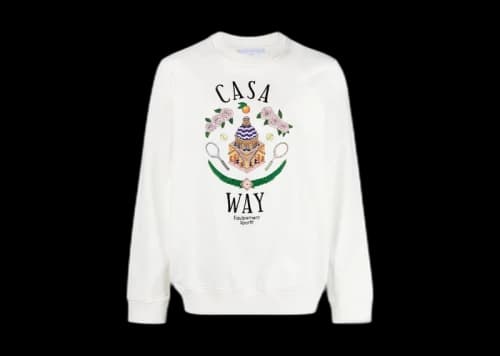 Casablanca Casa Way Sweatshirt White/Multi