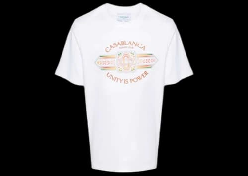 Casablanca Unity Is Power T-shirt White/Multicolor