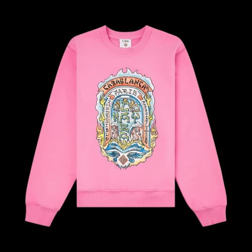 Casablanca Casa Way Skate Sweatshirt 'Pink'