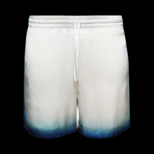 Casablanca Casa Way Skate Silk Shorts 'White'