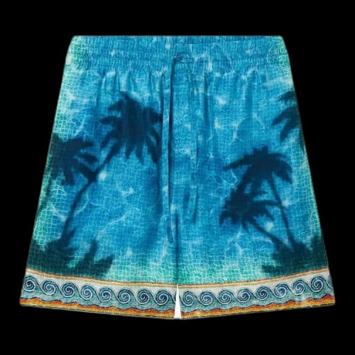 Casablanca Drawstring Shorts 'Blue'