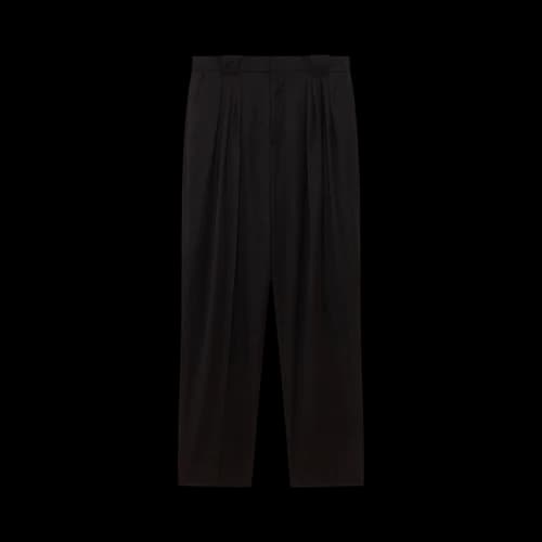 Casablanca Wool Five Pleat Tailored Trousers 'Black'