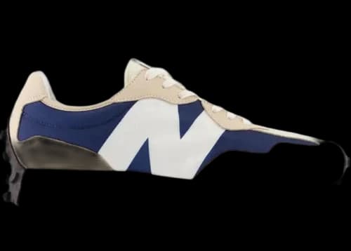 New Balance 327 Beige Navy Burnt Orange