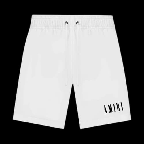 Amiri Core Logo Swim Trunks 'White'