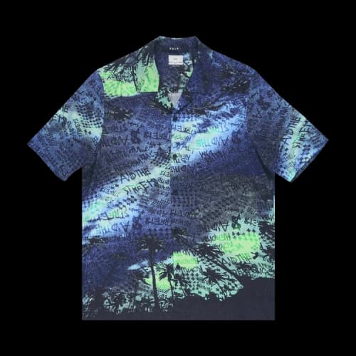 Ksubi Space Palm Resort Shirt 'Multicolor'