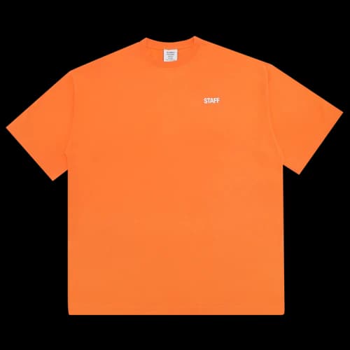 Vetements Knit Staff Reflector T-Shirt 'Orange'