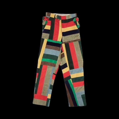 Bode Corduroy Patchwork Pants 'Multicolor'