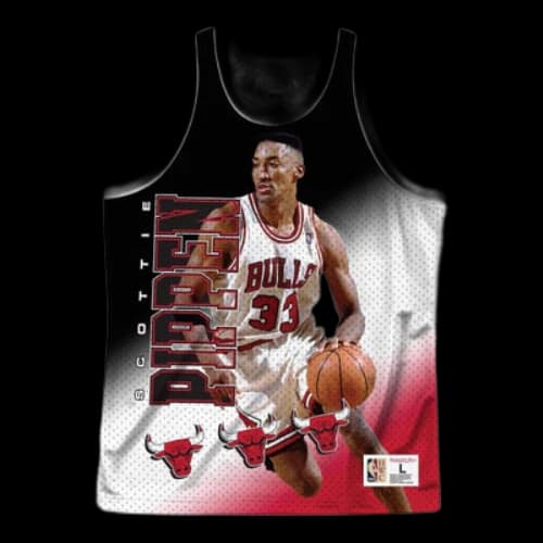 Mitchell & Ness x NBA Chicago Bulls Behind The Back Jersey 'Scottie Pippen 33'