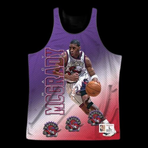 Mitchell & Ness x NBA Toronto Raptors Behind The Back Jersey 'Tracy Mcgrady 1'