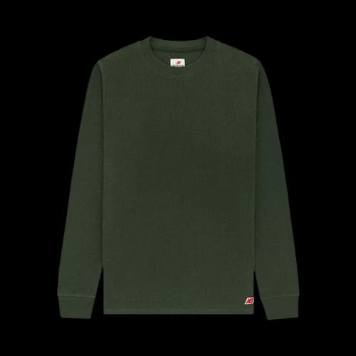 New Balance Made In USA Long-Sleeve Thermal T-Shirt 'Midnight Green'