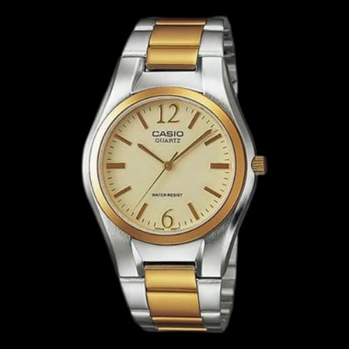 CASIO STANDARD Series Retro Watch Gold Color MTP-1253SG-9A Mens Gold Analog