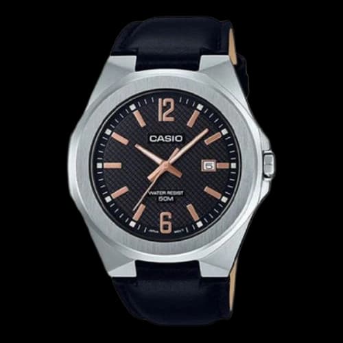CASIO STANDARD Series Belt Waterproof Calendar Men's MTP-E158L-1A Mens Black Digital