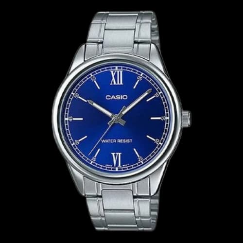 CASIO Male DRESS Japan / South Korea Fashion Mens Blue Digital