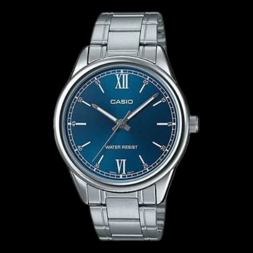 Casio Dress Classic Fashion Analog Watch 'Blue Silver Steel'