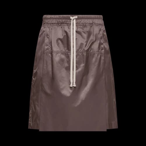 Rick Owens x Moncler Woven Kilt Shorts 'Dark Dust'