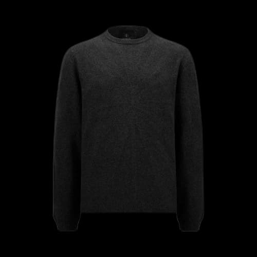 Moncler x Rick Owens Knit Jumbo Round Neck Top 'Black'