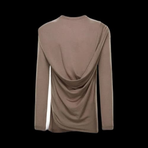 Moncler x Rick Owens Drapefront Knit Top 'Dust'