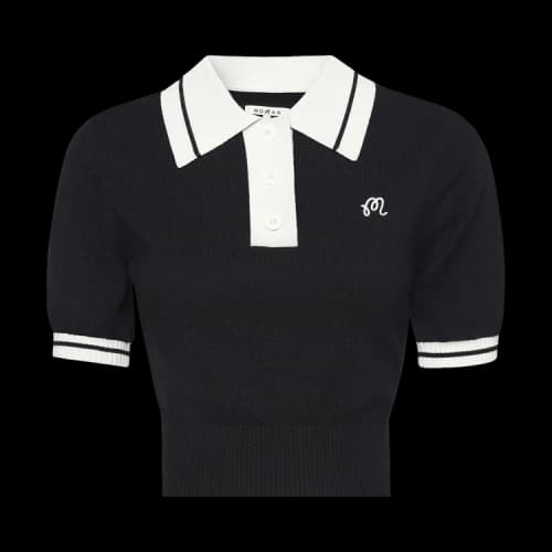 Malbon Mikayla Polo T-Shirt 'Black'
