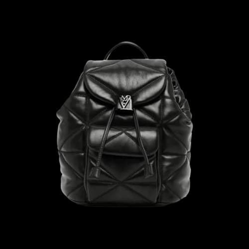 MCM Travia Leather Backpack Mini Bag 'Black'