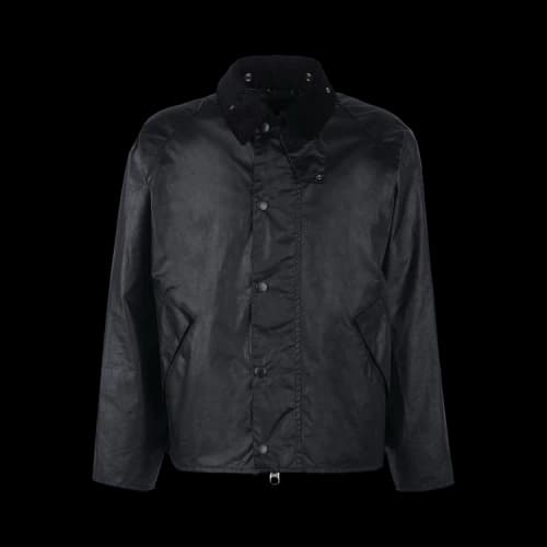 Barbour Transport Wax Jacket 'Black'