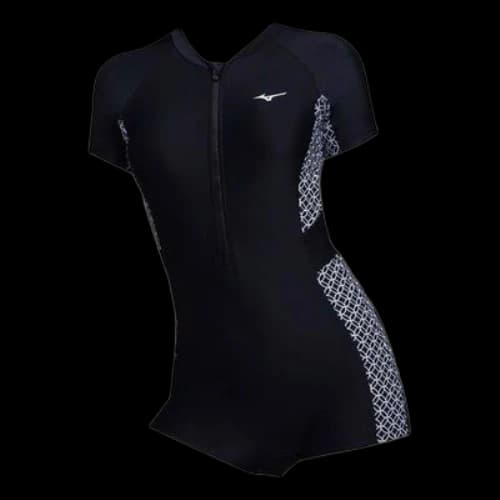 Mizuno Graphic Swimsuit 'Black White' (Women's)