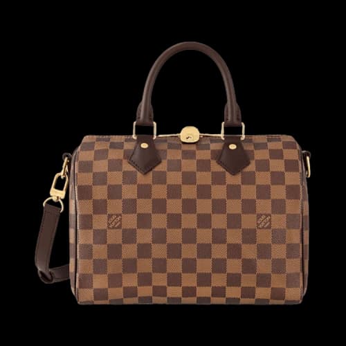 Louis Vuitton Speedy Bandouliere 25 'Brown Damier Ebene Canvas'