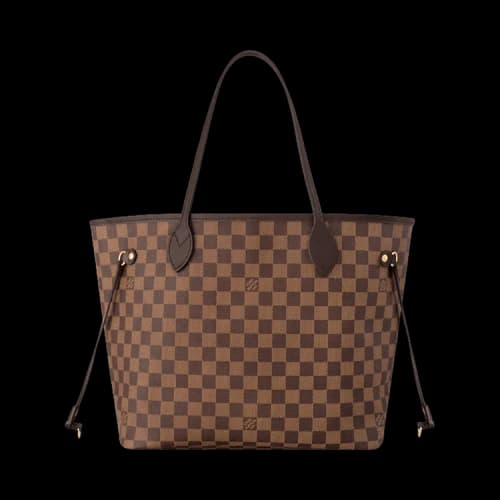 Louis Vuitton Neverfull MM 'Brown Damier Ebene Canvas/Cerise Red'