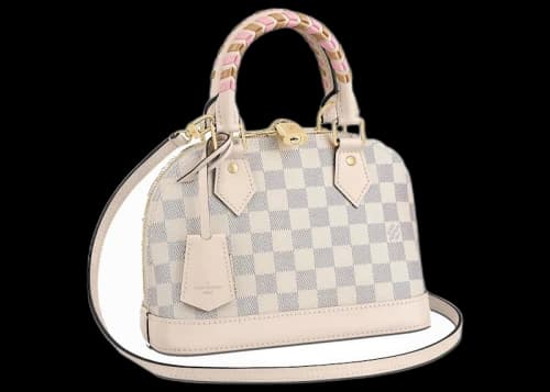 Louis Vuitton Alma BB Damier Azur/Pink
