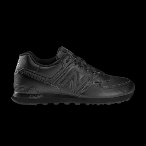 New Balance 574 'Triple Black Leather'