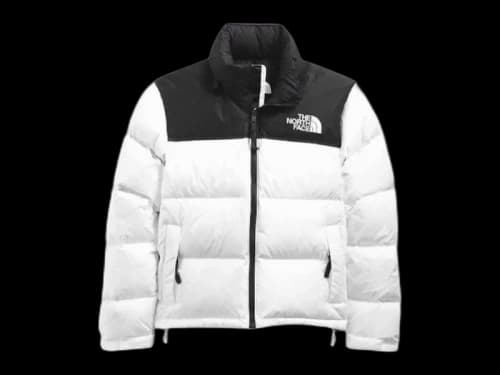 The North Face Women's 1996 Retro Nuptse 700 Fill Packable Jacket White Dune/TNF Black