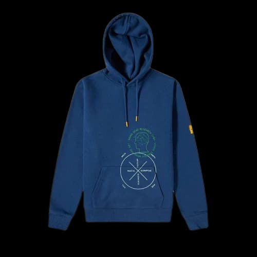The North Face x Brain Dead Drop Shoulder Hoody 'Shady Blue'